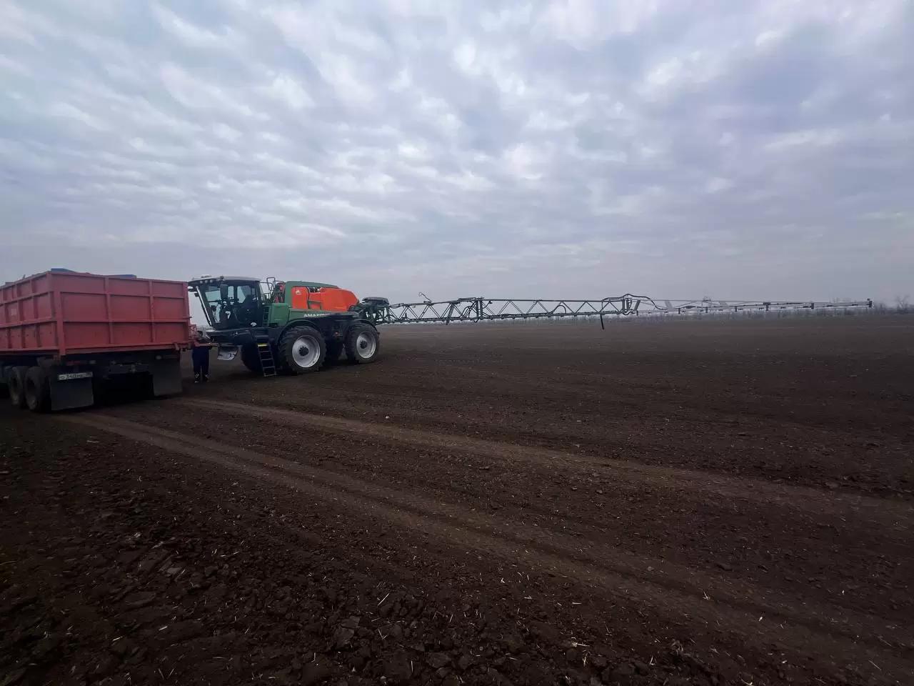 Опрыскиватель Amazon Pantera - автоматическое отключение секций на перекрытиях